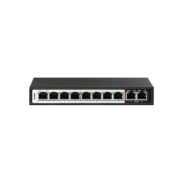 10 Port Unmn switch 8 port 10/100m PoE