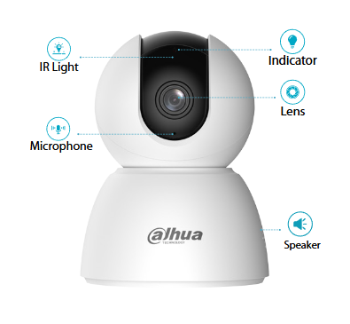 PT 3MP 2.8mm IR10 2way Indoor WiFi