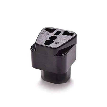 APC IEC 320 C14 to Universal Female Adapter อะแดปเตอร์ใช้เสียบกับ UPS รุ่นที่มีเต้ารับเป็นแบบ IEC320 C13