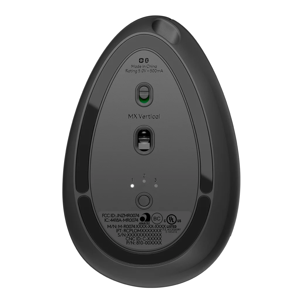 MX Vertical Advanced Ergonomic mouse - GRAPHITE